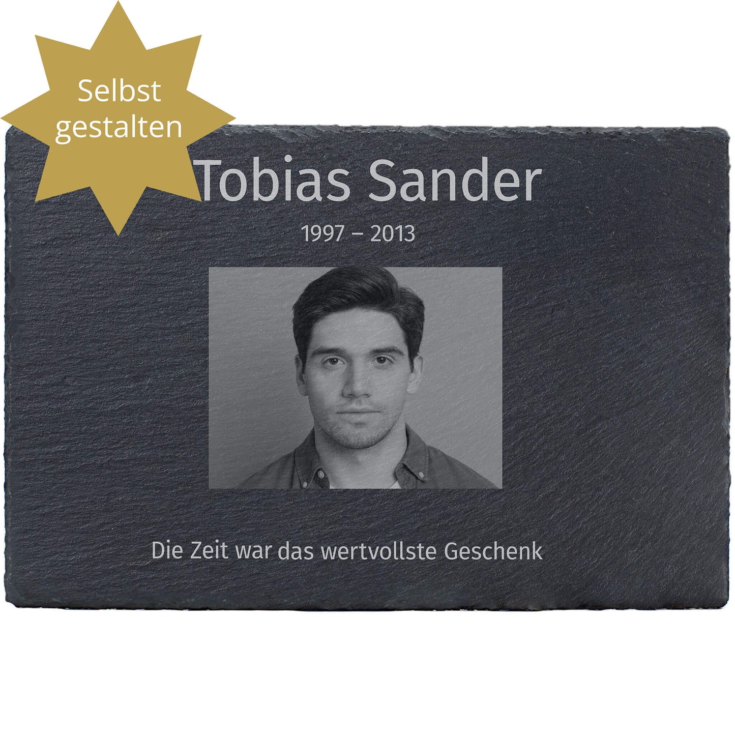 Schiefertafel rechteckig ab 20x15 cm